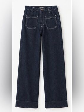 NWT Princess Highway Dark Indigo Wide-Leg Jeans